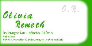olivia nemeth business card
