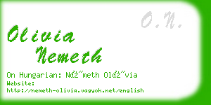 olivia nemeth business card